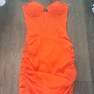 Oh Polly strapless bodycon dress